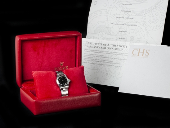 Rolex Oyster Perpetual Lady 24  Nero Oyster Royal Black Onyx  Watch  67180